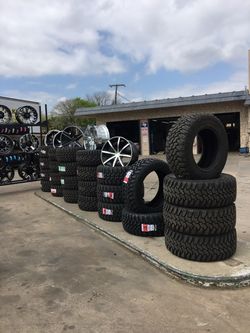 Off road rims tires and lift kits