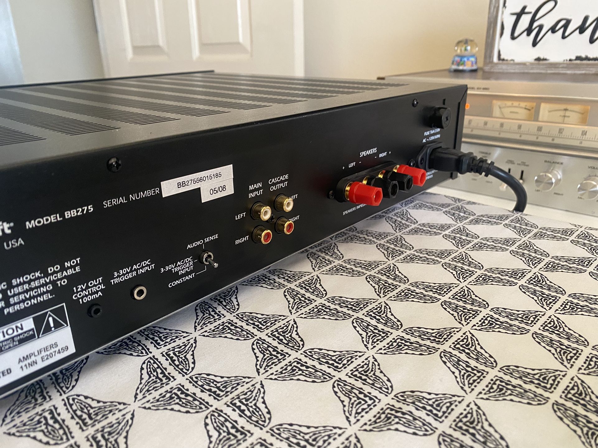 Speakercraft 2 Channel Amp BB275