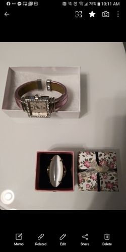 2 Watches and ring. All 3 for $40. Brand new!!