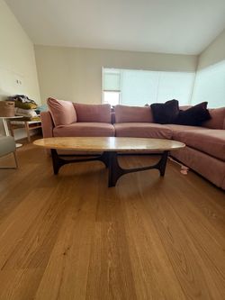 vintage travertine  table