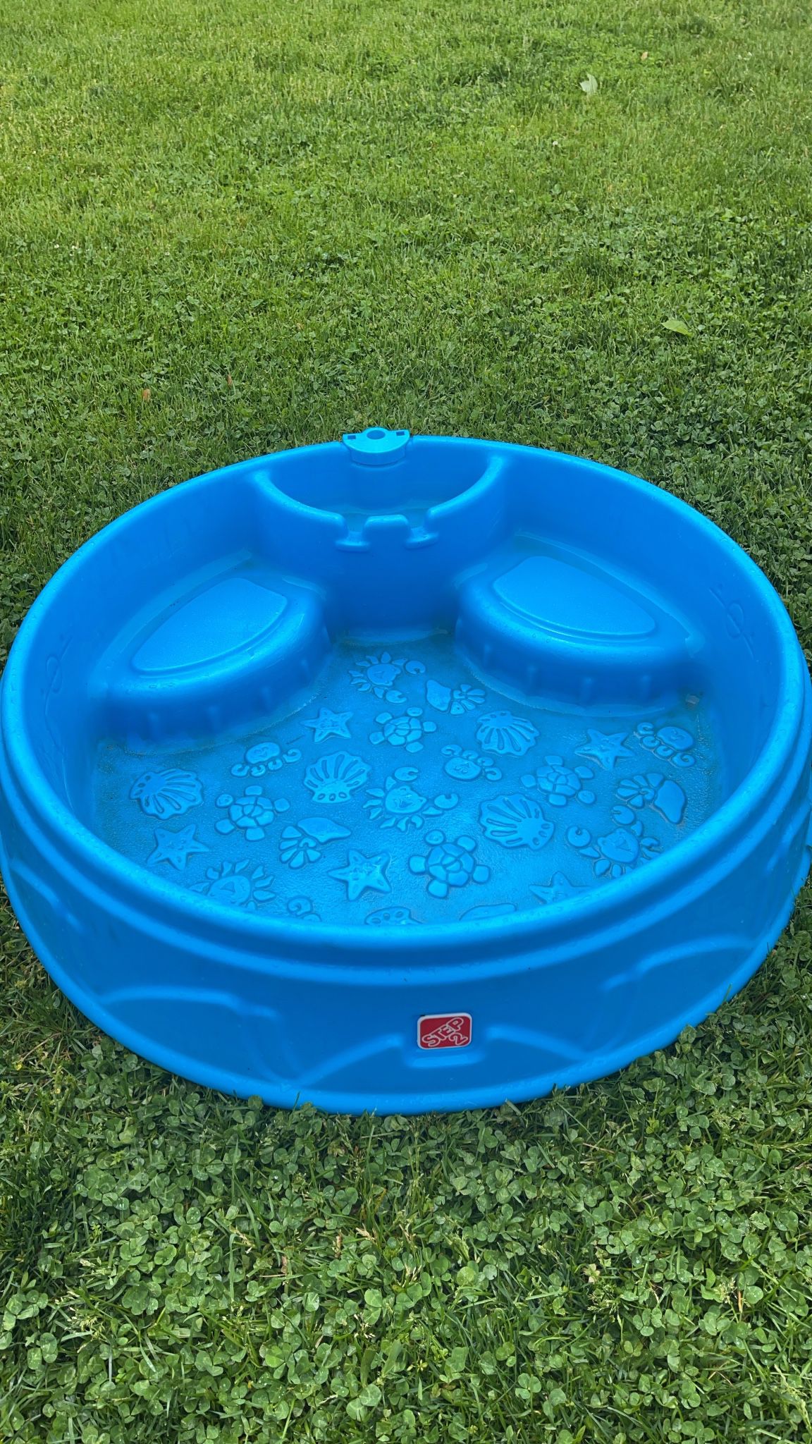 Step2 Play & Shade Pool for Kids, Outdoor Summer Pool Come With Toy Ball   ( 📌No Umbrellas) 