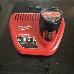 m12 2.0 battery and charger