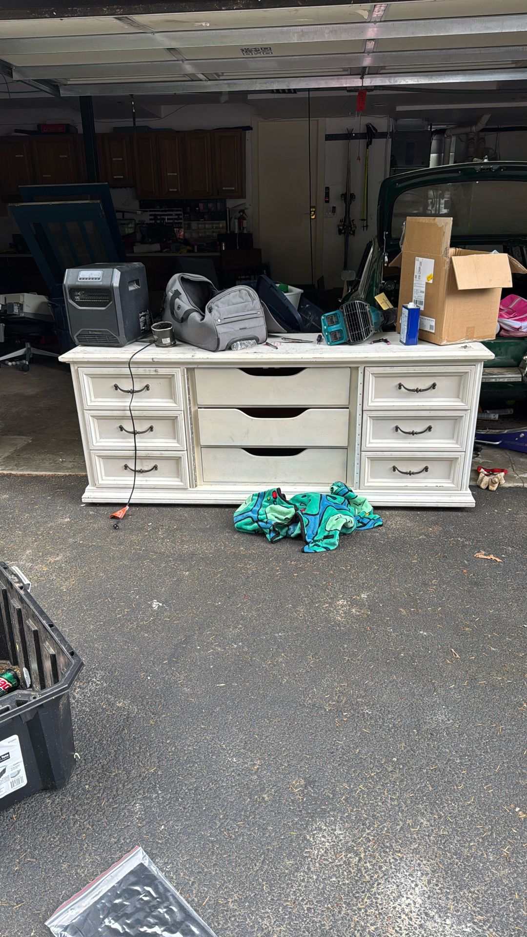 White Dresser. Real Wood. Dovetailed.