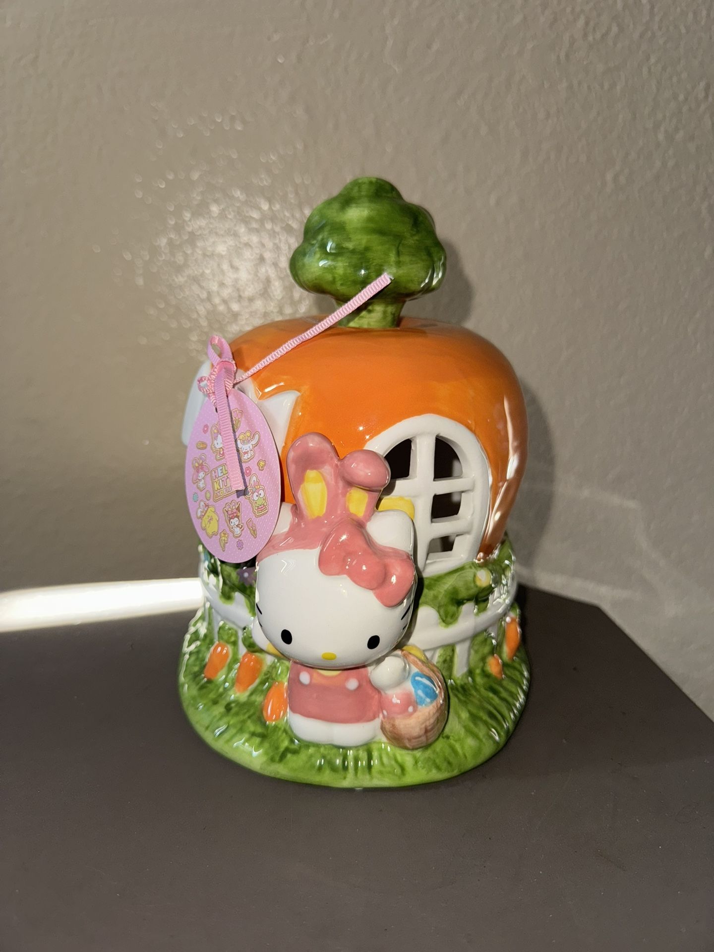 Hello Kitty Blue Sky Easter Carrot Candle House Easter decor 2026 NWT
