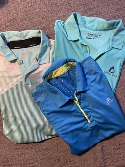 Golf Polos Nike And Adidas 