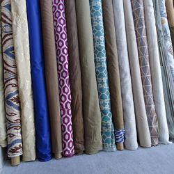 Available 20 fabric rolls