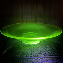 Uranium Glass Dish