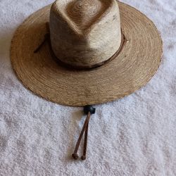 Gardener Lattice Palm Woven Straw Hat