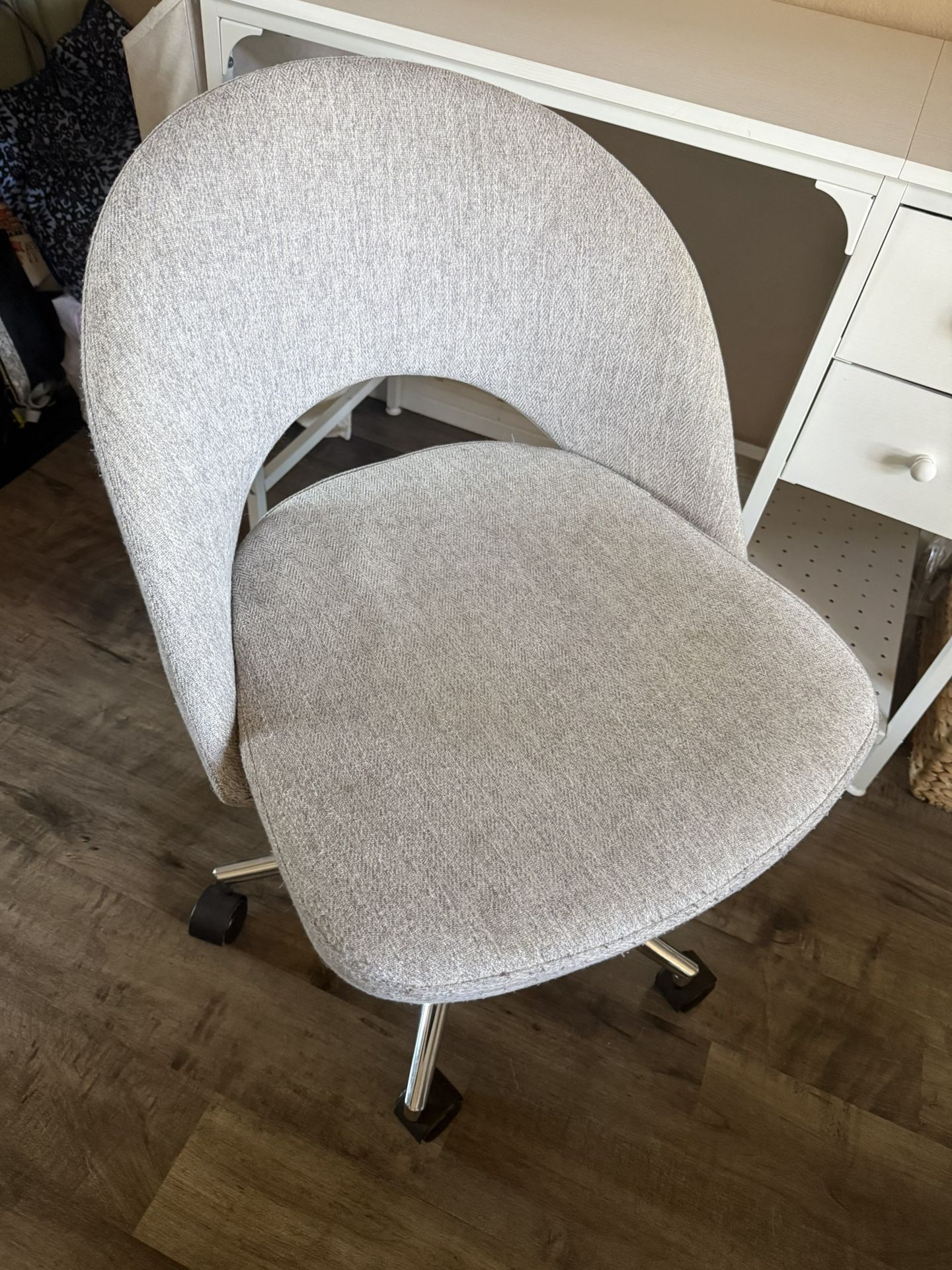 Grey Rolling Chair