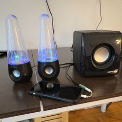 Sharper Image Light Up speakers 