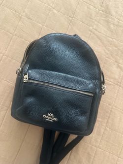 Coach mini black backpack