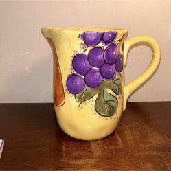 Beautiful Home Trends Verdona Fruit Glass Pitcher
