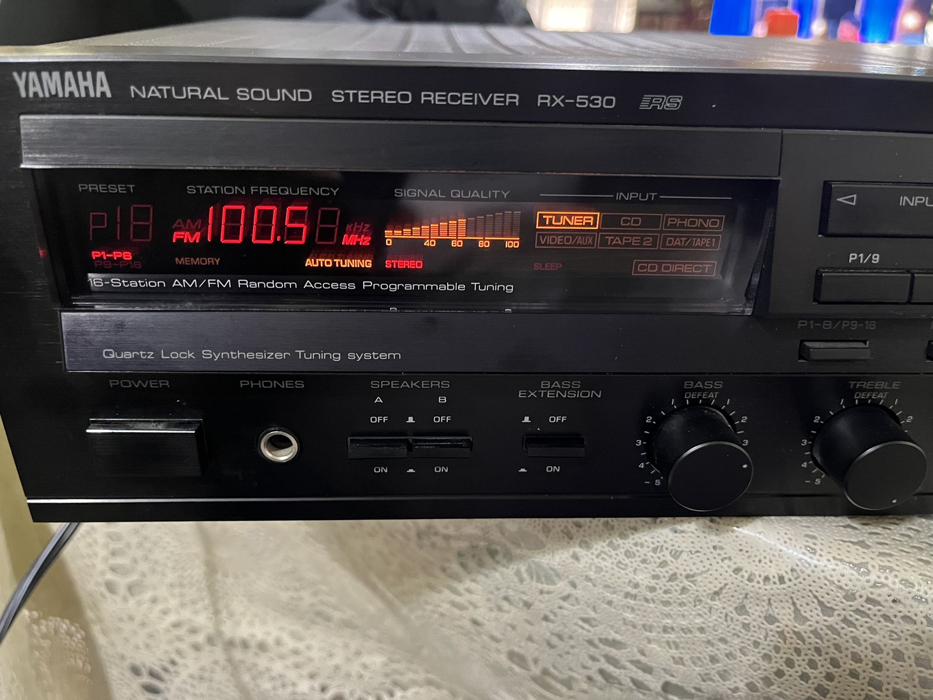 Lecteur radio Yamaha TX-530 - Photo, audio & vidéo