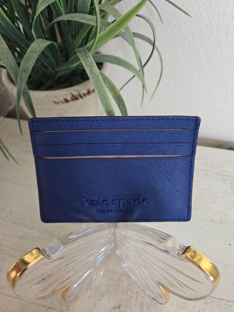 Card Wallet Kate Spade Navy Blue