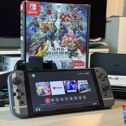 🎮 Nintendo Switch OLED + Super Smash Bros. Ultimate – Like New! ✨