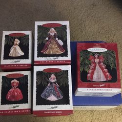 Holiday Barbie Ornaments  