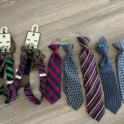 Kids Suspenders And Ties
