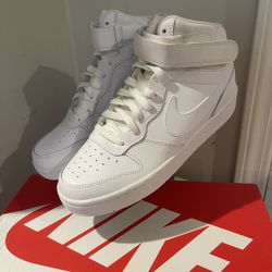 Nike Court Borough Mid 2 Kids Sneakers 6 youth