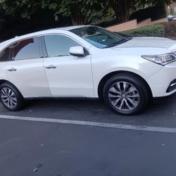 2015 Acura Mdx Pearl White.