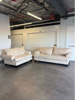 Beige Living Room Sofa Set (Free Delivery 🚚)
