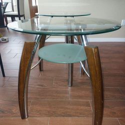 Glass Side Tables (2)