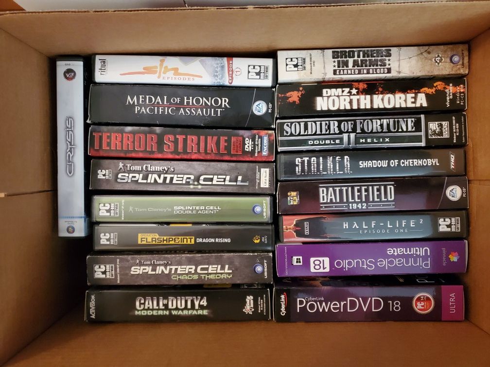Over 70 Boxed PC Titles