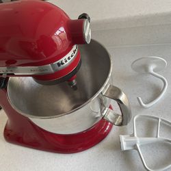 Kitchen Stand Mixer Artisan Red Tilt head 5 Quart Read 