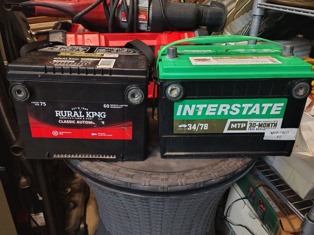2 Car Batteries