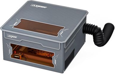 ATEZR Laser Engraver Enclosure with Pipe and Exhaust Fan, 760 x 730 x 400mm Protective Cover for Most Laser Cutter Machine