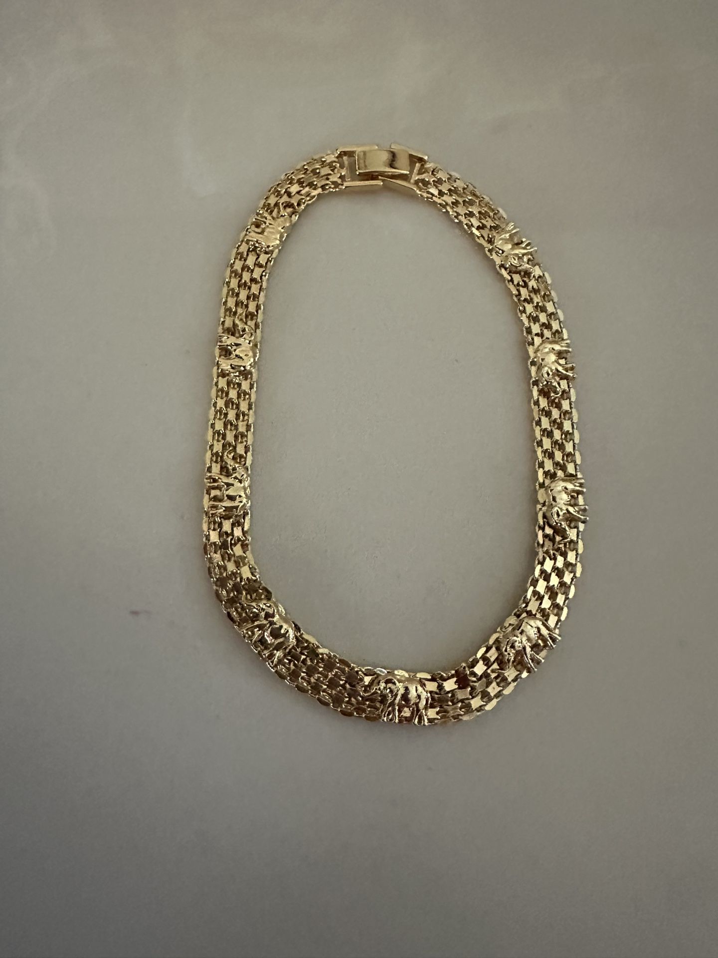 Gold Plated Anklet Bracelet