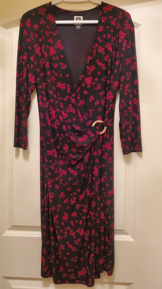 Womens Wrap Floral Dress Size 12