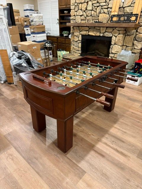 Solid Wood Fooseball Table