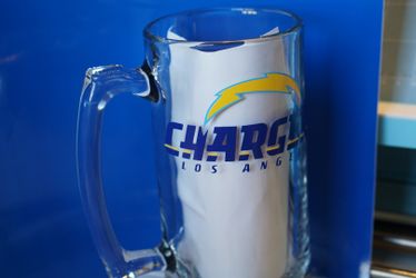 Father's Day Football glass beer mug