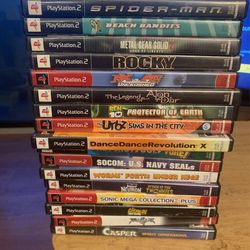 Ps2 Games. $7 To $10 Each. Willing To Bundle