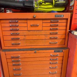 Vintage Matco Tools Box  Tool Box Only No Tools 