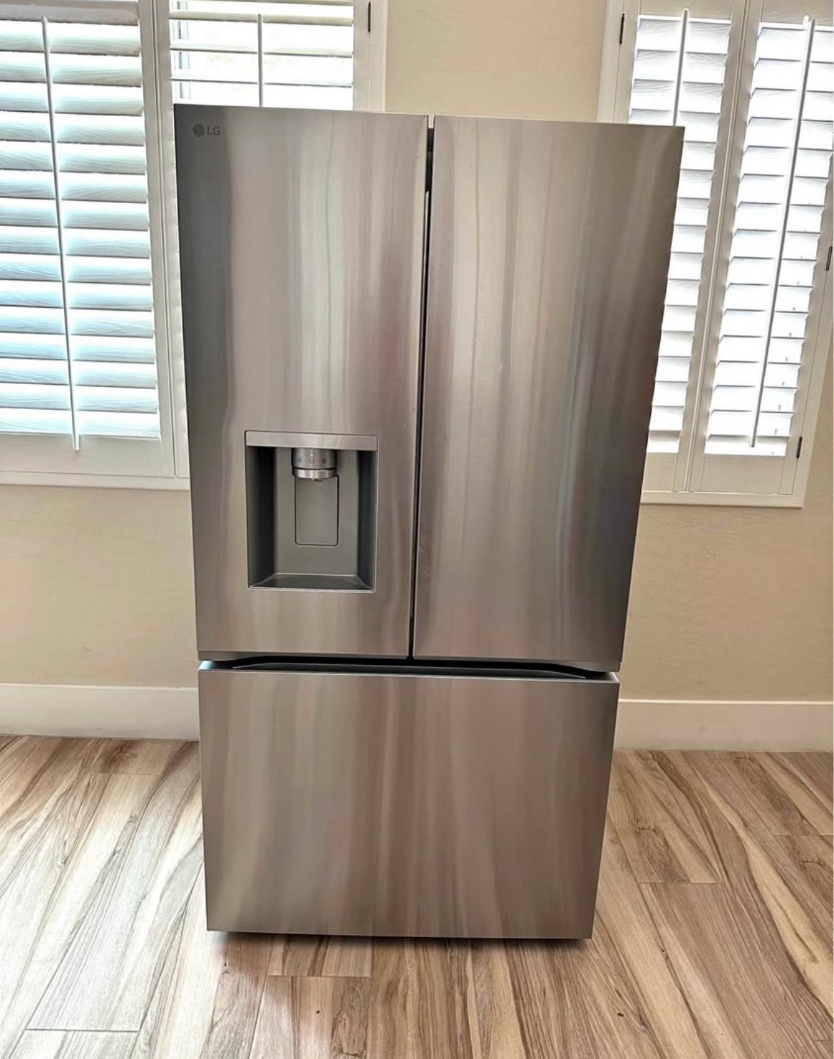 LG Stainless Steel 30.7 cu ft fridge