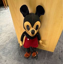Vintage Mickey Mouse Stuffed Doll