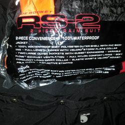Joe Rocket RS-2 2 Piece Rain Suit