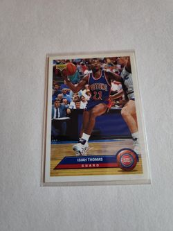 Isiah Thomas 93 UD P12 NBA card