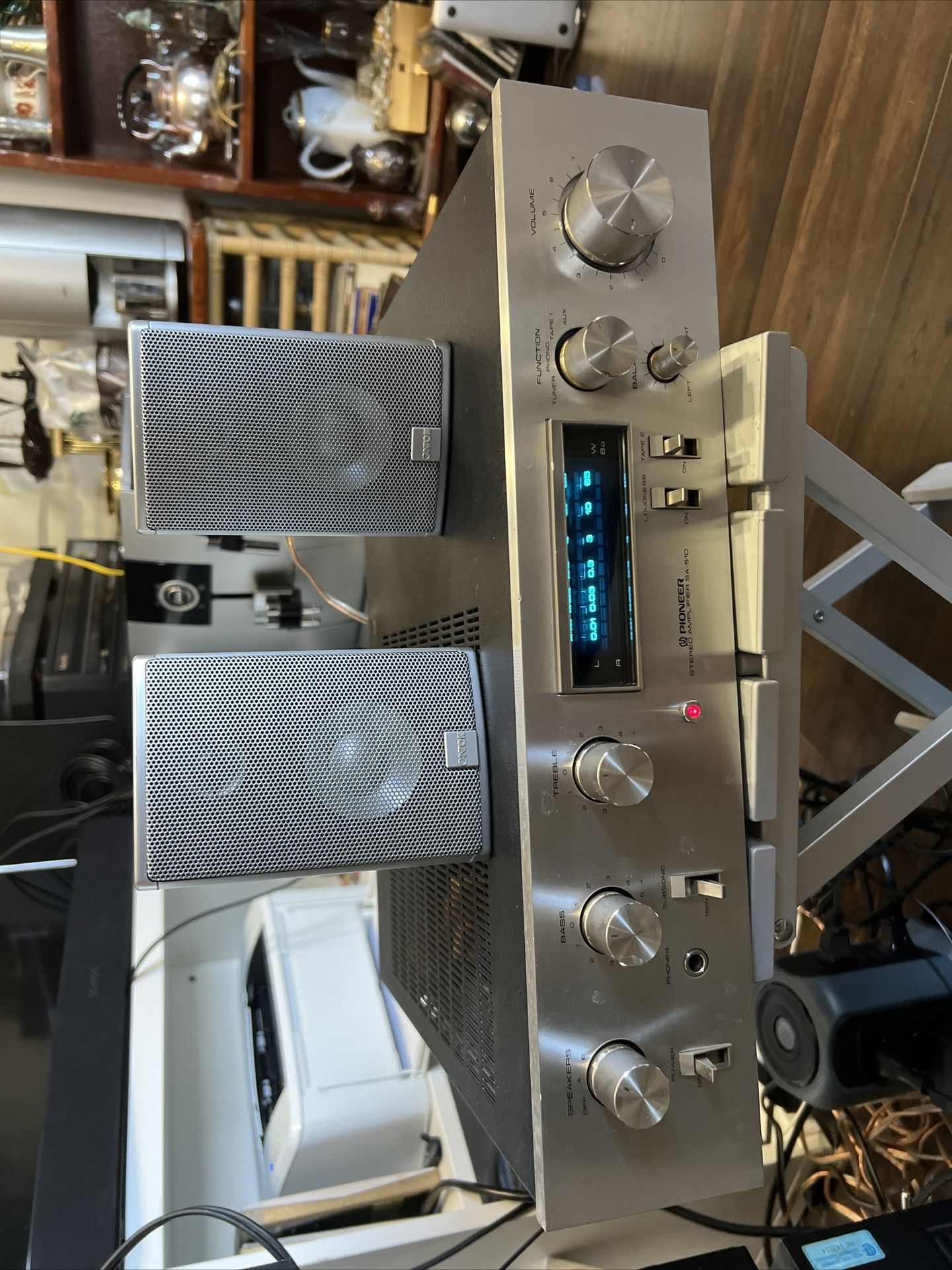 Pioneer SA-510 Amplifier - Very Nice Condition -Blue Meters