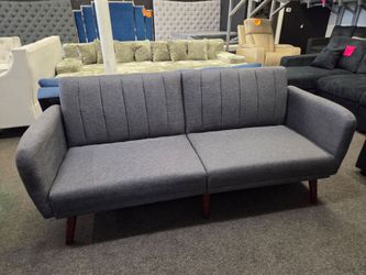 Sofa Bed Floor Sample Grey Fabric $99