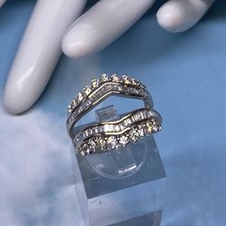14k Diamond Ring Guard 