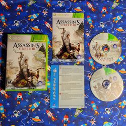 Assassins Creed III Microsoft Xbox 360 Complete CIB 