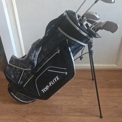 Top-Flite Complete Golf Set With Golf Bag, Stiff Flex, Right Handed 