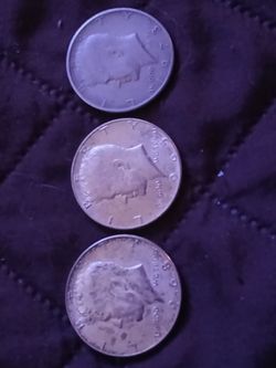 3 KENNEDY HALF DOLLERS
