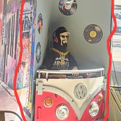 Fake DJ  And Vintage VW booth.