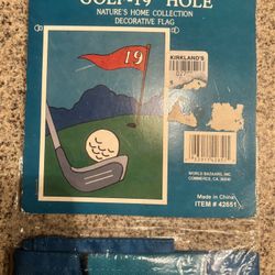 Golf 19th Hole Flag, 28x40,indoor Or Outdoor, Decorative Flag, Brand New