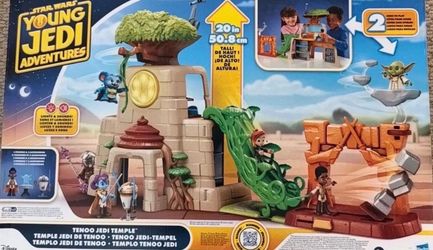 Star Wars Young Jedi Adventures Tenoo Jedi Temple Playset - Brand New