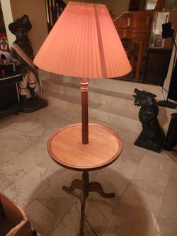 Vintage lamp table