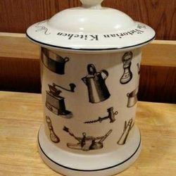 “The Victorian Kitchen” Porcelain Canister

